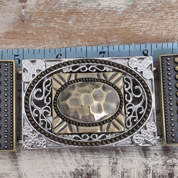 Chico's Belt, Retired, Chain Medallion, Mixed Metals, 51" - Picture 12 of 12